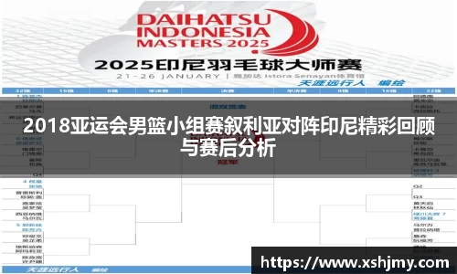 2018亚运会男篮小组赛叙利亚对阵印尼精彩回顾与赛后分析